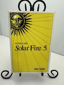 ASTROLABE SOLAR FIRE 5 User Guide / 2000. EB7B - Picture 1 of 12