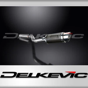 Kit silenciador de escape de carbono redondo 8" BMW R1150RT 2001-2005 Delkevic sin cordones - Imagen 1 de 5