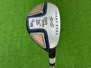 Snake Eyes Golf QUICK STRIKE Q3U (5) HYRBID 26* Right Steelfiber hfs 75 Regular - Picture 1 of 7