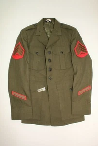 U.S. MARINE CORPS ENLISTED KLEID JACKE FARBTON 2212 DATUM 2010 GRÖSSE 39S - Bild 1 von 5