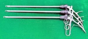 3pc Laparoscopic Clip Applicator Right Angle 10mmx330mm Reusable Instruments - Picture 1 of 11
