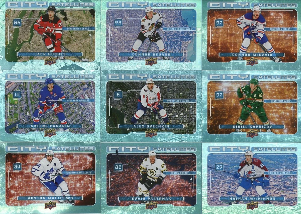 U PICK LOT 2024-25 24-25 Upper Deck UD SERIES 1 CITY SATELLITES INSERT card set - Image 1 of 1
