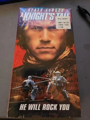 A Knight's Tale (VHS, 2001) HEATH LEDGER Factory Sealed NEW - Image 1 of 3