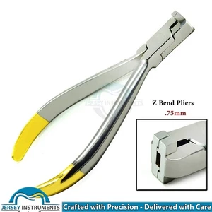 Dental Orthodontic Z-Bend Plier 0.75mm Arch Wire Step Bending Detailing Tool - Picture 1 of 4