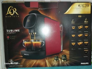 PHILIPS Cafetière Espresso L'Or Barista, SUBLIME Nespresso ROUGE Anglaise - Imagen 1 de 8