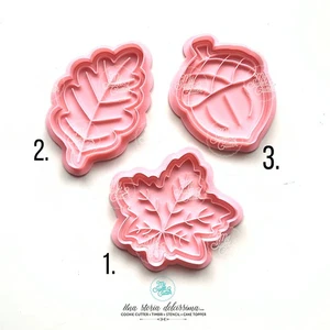 Autunno foglia ghianda formine biscotti cookie cutter - Picture 1 of 1