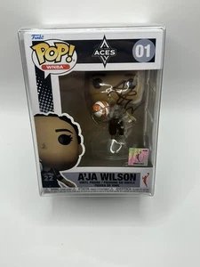 A’Ja Wilson Signed Funko Pop #01 Beckett COA BAS Authentic Auto WNBA Aces - Picture 1 of 4