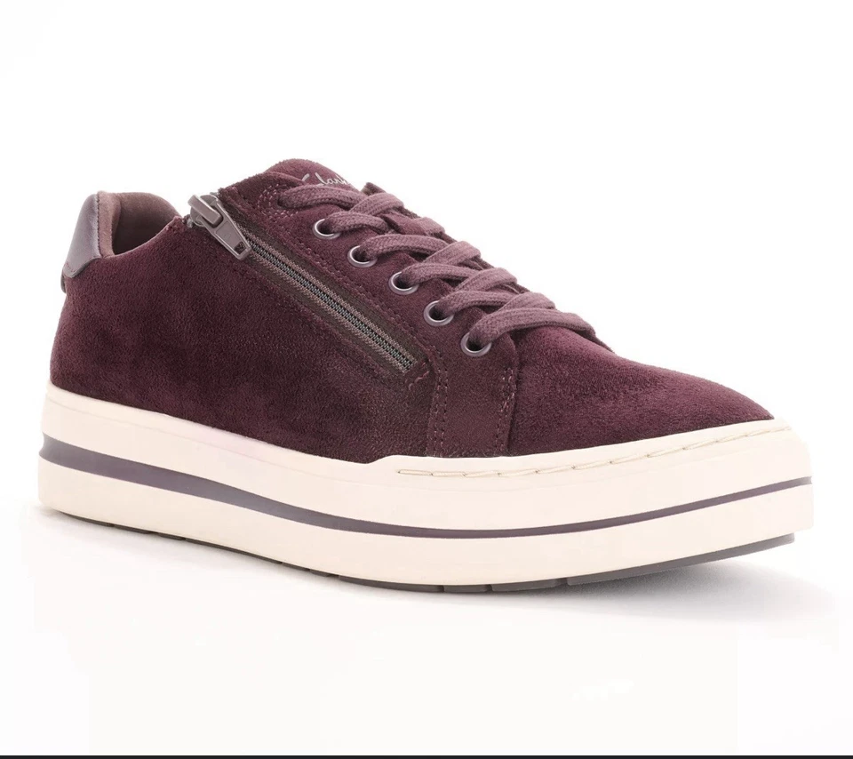 Zapatillas para mujer Clark’s Cloudsteppers Audreigh Sky In Plum Foto 1 de 4