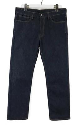 Carhartt Rodney Pant Vaqueros Hombres W34 L29 Regular Fit Cremallera Azul Oscuro - Imagen 1 de 4