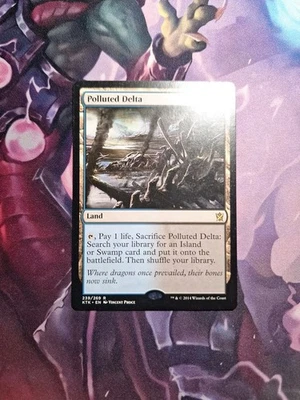 Polluted Delta - MTG - Khans of Tarkir - Rare - Near Mint - Image 1 of 4