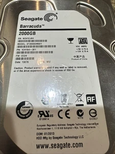 Seagate ST2000DM001 2TB 7200RPM 64MB 3.5" SATA HDD | Desktop Drive | - Picture 1 of 1