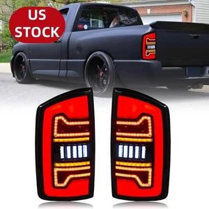 LED Tail Lights for Dodge Ram 2002-2006 3rd Gen Ram 1500 2500 3500 Rear Lamps - Foto 1 di 21