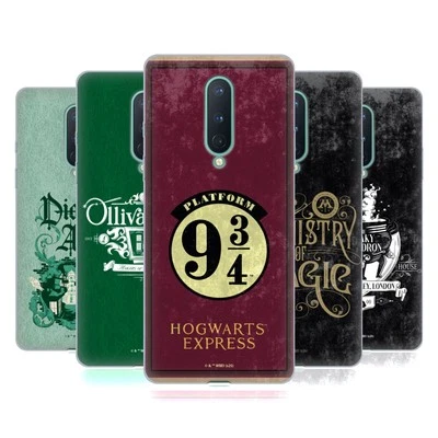 HARRY POTTER LOCATIONS TYPOGRAPHY SOFT GEL CASE FOR GOOGLE ONEPLUS PHONES - Image 1 of 4