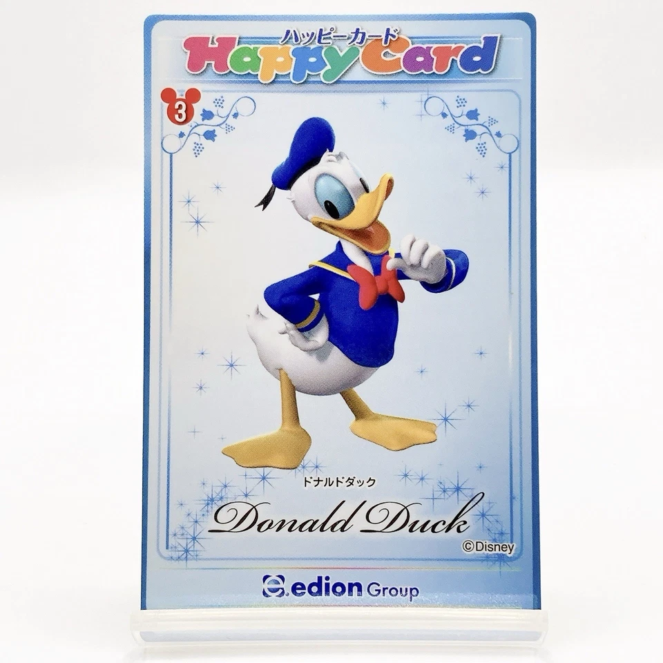 Donald Duck #3 Disney × Edion Happy Card Promo 2010 Japan Limited Rare F/S - Bild 1 von 4