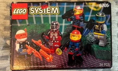 LEGO System Space Explorers 6705 Vintage 1993 Sealed 34 Pcs Sealed in open box - Image 1 of 4