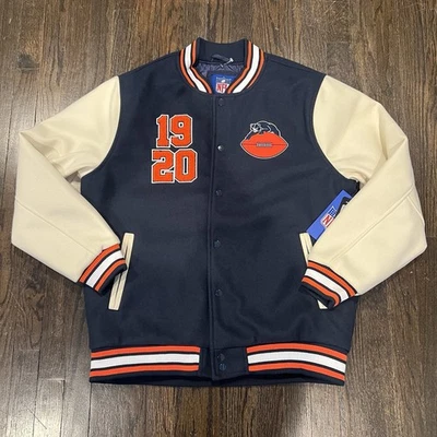 Chicago Bears NFL Team Apparel Letterman Jacket Size Medium - Image 1 of 4