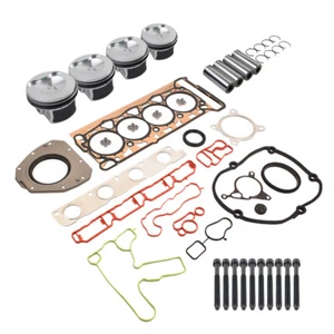 21MM Pistons & Gaskets & Bolts Set For 2.0 T Audi VW A4 Q5 Jetta GTI Passat CAEB - Picture 1 of 6