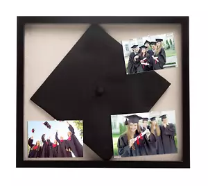 Graduation Memories Frame, Grad Keepsake for Cap, Tassel, Photos, Graduation Sha - Picture 1 of 6