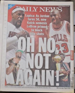 LeBron James Michael Jordan NY Daily News 2/17/2013 - Picture 1 of 3