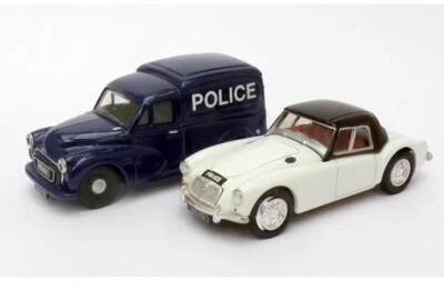 CORGI CLASSICS 1:43 SOUTH WALES POLICE SET - MGA & MORRIS MINOR VAN 97722 - Image 1 of 4