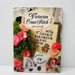 Victorian Cross Stitch by Jane Greenoff Patterns Projects Craft Needlepoint HC - Picture 1 of 10