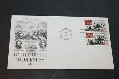 CIVIL WAR CENTENNIAL BATTLE of the WILDERNESS MAY 5, 1964  FIRST DAY COVER - Image 1 of 2