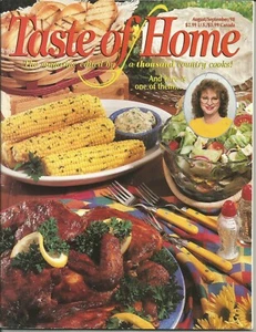 TASTE OF HOME AUG/SEPT 1998 SUMMER  BBQ CORN ON GRILL  #1 COOKING  MAGAZINE - Picture 1 of 2