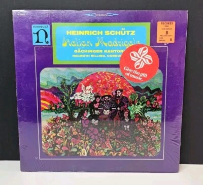 Heinrich Schutz Italian Madrigals LP Vinyl Album Nonesuch H-71177 Sealed - Image 1 of 2