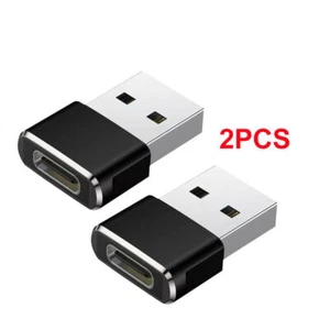 2PACK USB C 3.1 Type C Femelle vers USB 3.0 Type A Mâle Port Convertisseur Adaptateur NEUF - Photo 1 sur 7