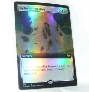 By Invitation Only Borderless Innistrad Crimson Vow Foil Rare MTG - Picture 1 of 1
