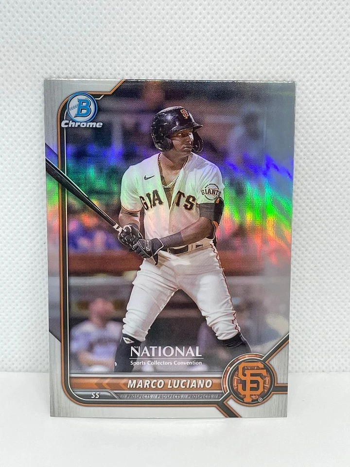 2022 Topps NSCC National Marco Luciano Bowman Chrome Giants #NSCC-ML - Image 1 of 1