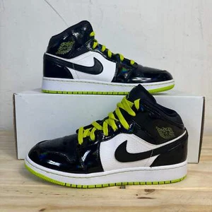 Air Jordan 1 Mid Cyber Sz 7Y - Picture 1 of 6
