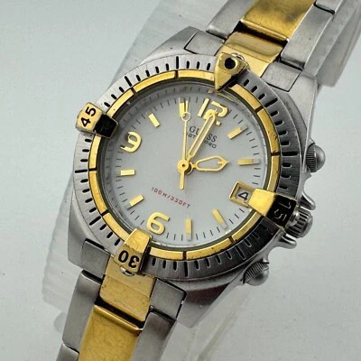 Guess Quartz Watch U66077L1 Women 100m Dual Tone Date Analog New Battery 8.25" - Image 1 of 4