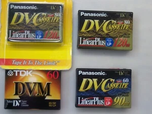 Konvolut 4 DVC Kassetten ungeöffnet PANASONIC und TDK - Bild 1 von 2