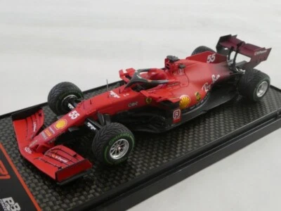 BBR Ferrari SF21 #55 Sainz GP Emilia Romagna 2021 rain tyres 1/43 BBRC260BRAIN - Immagine 1 di 3