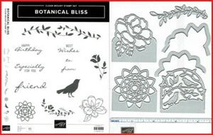 Stampin' Up! BOTANICAL BLISS & BOTANICAL TAGS THINLITS DIES - NEW - Picture 1 of 7