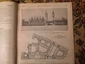 RK/1901 ZB 25 Rathaus Dresden Architekt Ostendorf - Bild 1 von 4