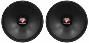 2 Rockville RVP18W8 2400w 18" Pro Subwoofers 8-Ohm Raw Sub Woofers 90 Oz Magnets - Picture 1 of 5