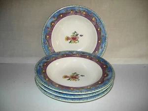 SANGO BIRDS & BEES BY SUE ZIPKIN SET OF 4 SOUP CEREAL CHILI BOWLS 8-3/4" EUC - Picture 1 of 10