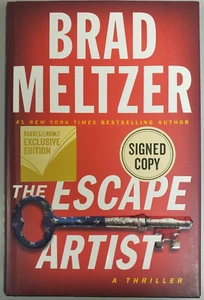 The Escape Artist by Brad Meltzer (2018, HC) SIGNED 1st/1st B&N Exclusive - Picture 1 of 6