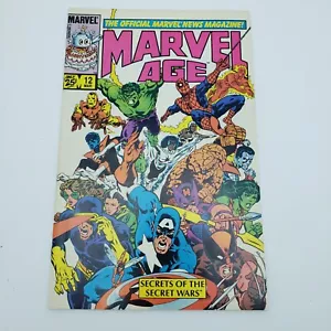 Marvel Age #12 1984 1st Preview Concept Art Spider-Man Black Costume Key Issue - Picture 1 of 16