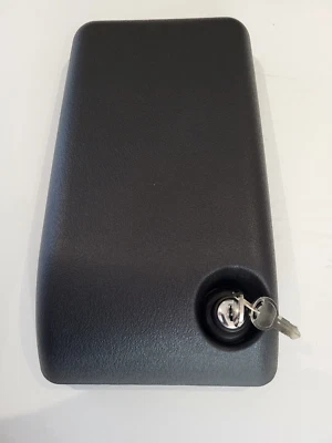 CENTER CONSOLE LID INCLUDES LATCH & LOCK WITH 2 KEYS FITS 01-06 JEEP TJ WRANGLER - Image 1 of 2