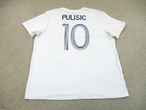 Chelsea Shirt Adult Extra Large White Soccer Futbol Christian Pulisic Nike Men * Cover