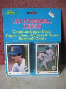 1990 CLASSIC INC. 100 BASEBALL CARDS CONTAIS UPPER DECK, TOPPS, DONRUSS & SCORE - Picture 1 of 2