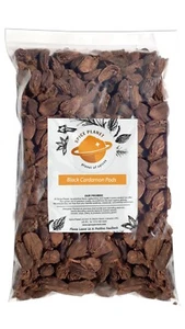 Black Cardamon Cardamom Pods Dried Whole A Grade Premium Quality Free UK P&P - Picture 1 of 6