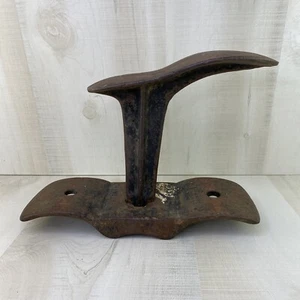 Vtg Trade IMF Cast Iron Cobbler Anvil Shoe Form 91 Repair w/ Mountable Base - Picture 1 of 16