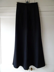 VINTAGE 1980'S LONG BLACK EVENING SKIRT - Picture 1 of 6