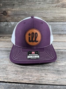 ill Philadelphia Phillies Leather Patch Richardson Trucker Hat - Picture 1 of 2