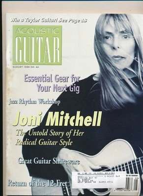 Acoustic Guitar Magazine # 44 August 1996 Joni Mitchell Jazz Rhythm Workshop - Image 1 of 3