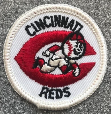 1972 CINCINNATI REDS MLB BASEBALL KRAFT FOODS VINTAGE 2" TEAM LOGO PATCH - Image 1 of 4